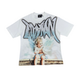 Mixed Emotion White Dove Rhinestone [crop top]