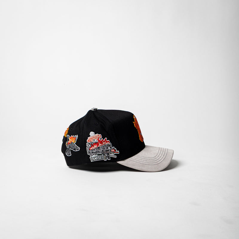 VQC Caps “ NY ” ( Black / Grey / Orange )