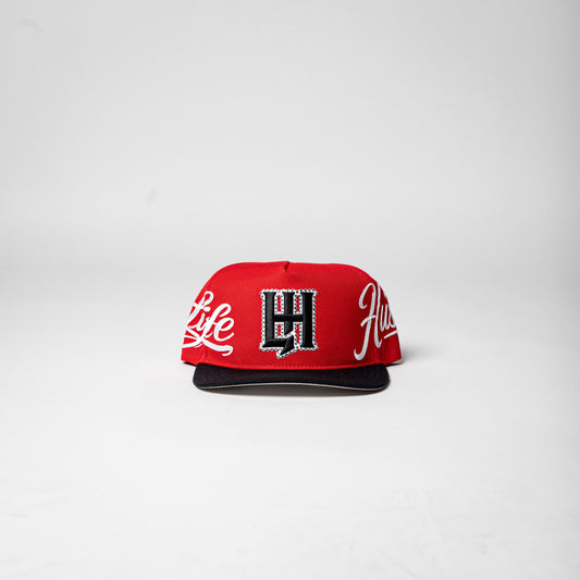 Life Hustlers SnapBack ( Red / Black )