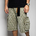 VICIOUS Rhinestone Short (Olive)