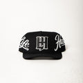 Life Hustlers SnapBack ( Black / White )