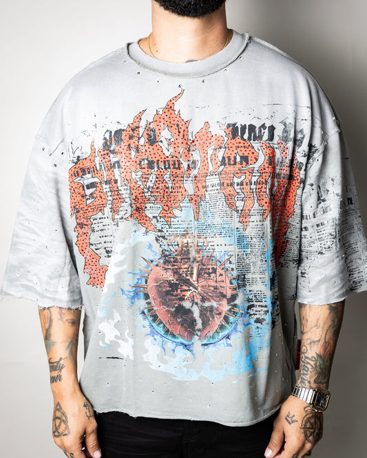 First Row “sacred heart gray”