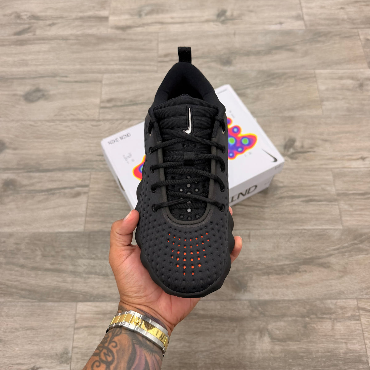 Nike Mind 002 “Black Hyper Crimson”