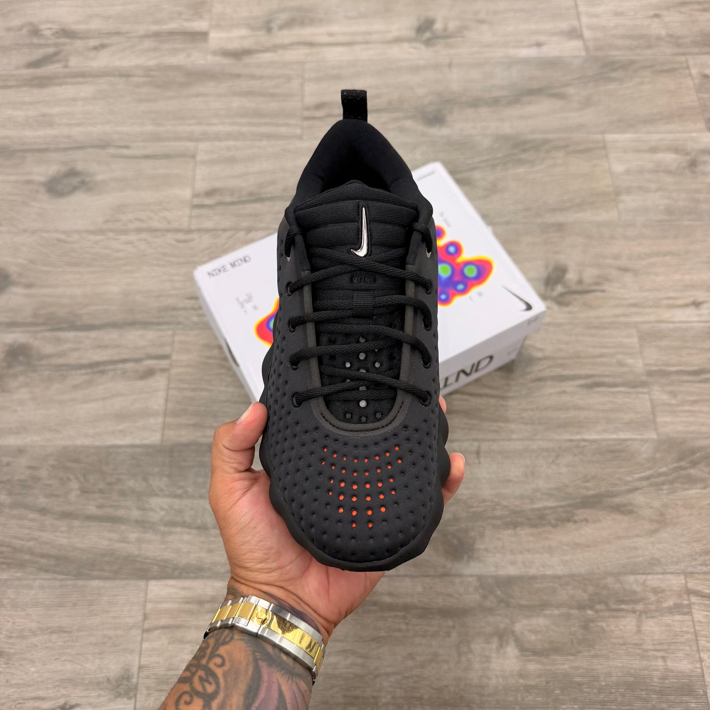 Nike Mind 002 “Black Hyper Crimson”