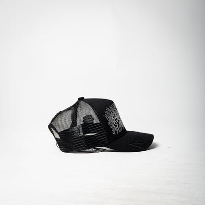 GLAZAGOD hat ( black / grey )