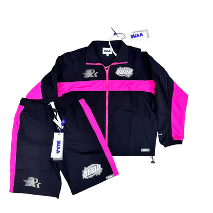 DUAA Tracksuit “ Black / Pink  ”