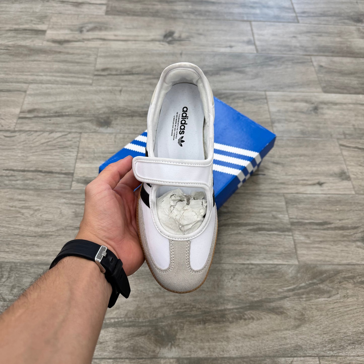 Adidas Samba Jane White Black Gum