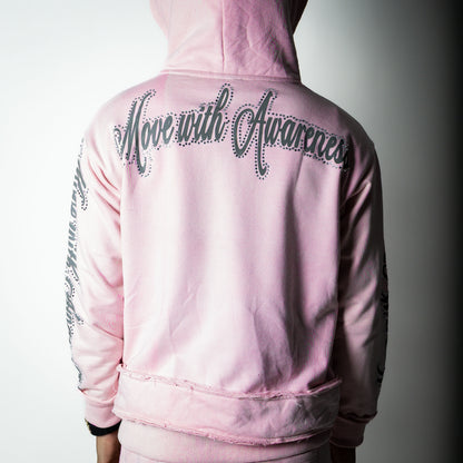Awareness Set Hoodie + Pants (pink)