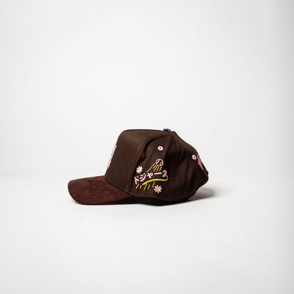 VQC Caps “ LA ” ( Brown / Pink )