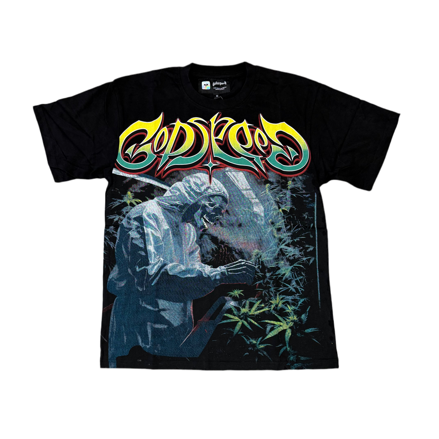 GODSPEED [it’s legalized] Black Tee