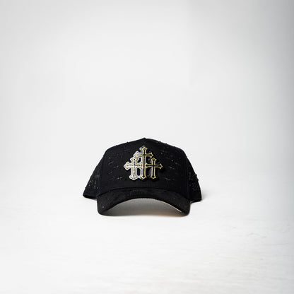 Italiense hat ( black / gold )