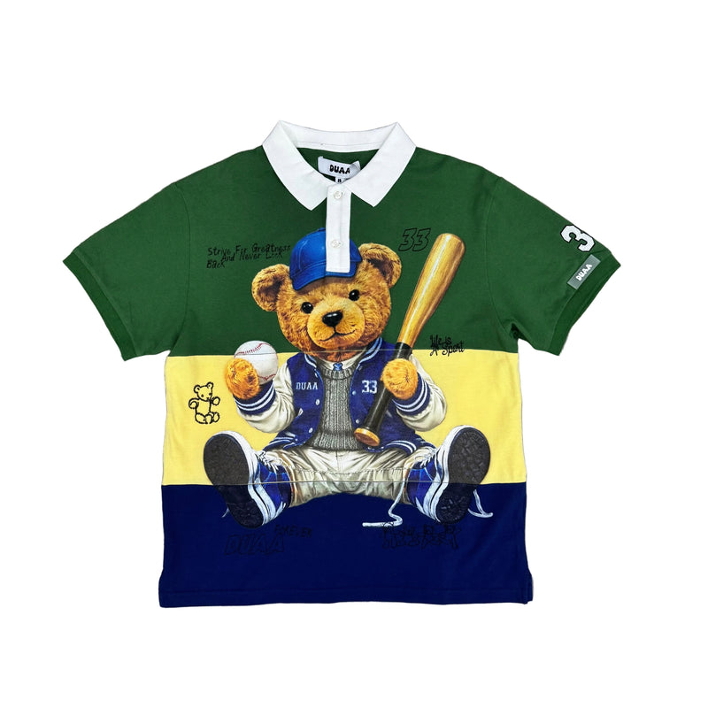 DUAA Polo “ Baseball Teddy Bear ”