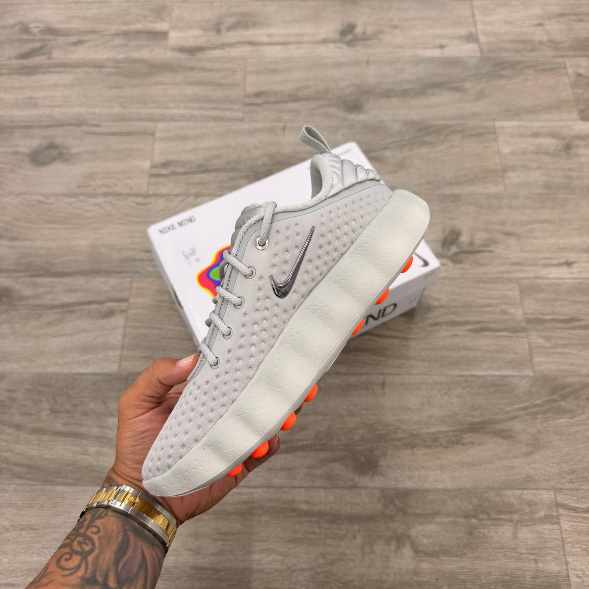 Nike Mind 002 “Light Smoke Gray”