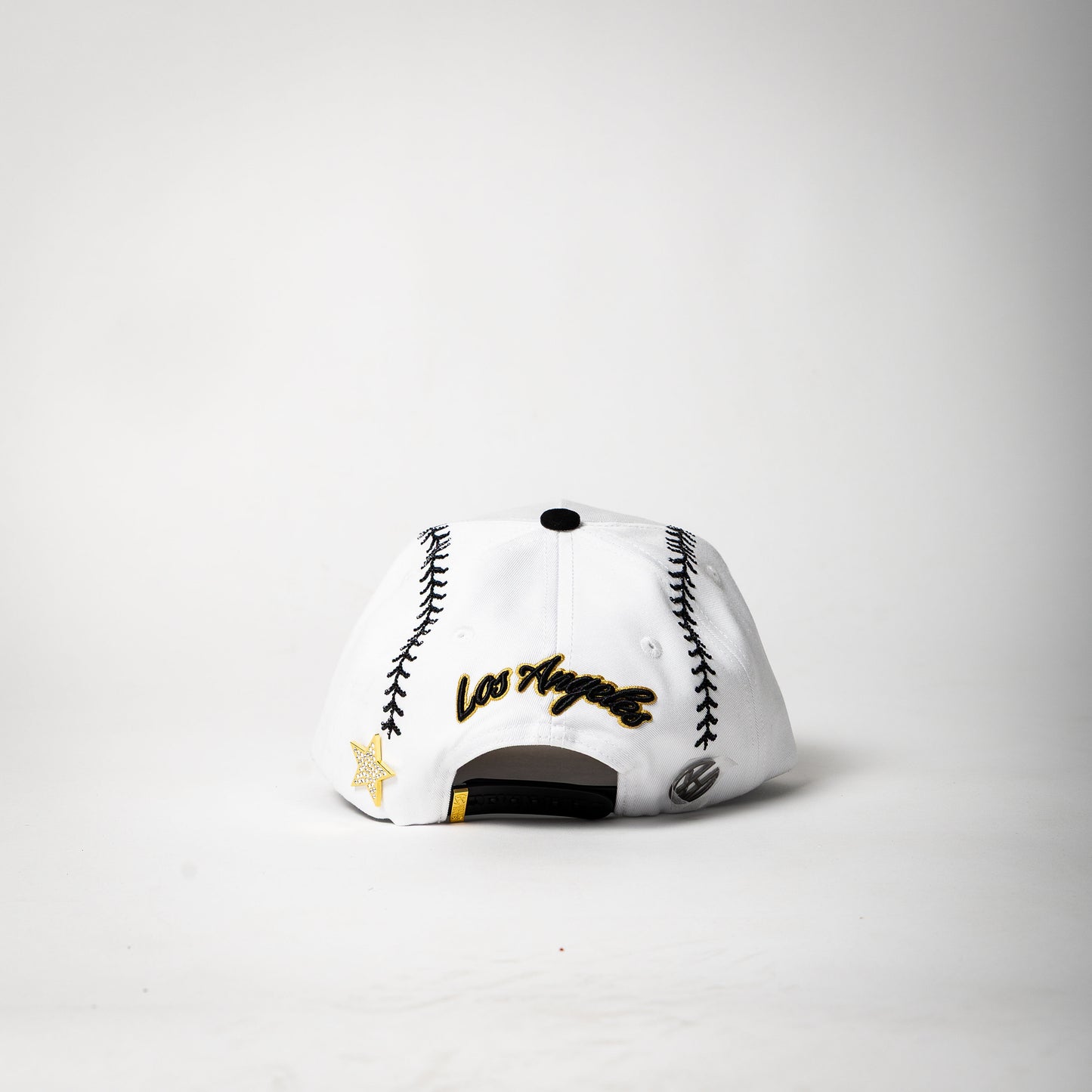 Cap Fans “ LA ” ( white/black/gold)