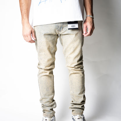 KDNK Multi-Rhinestone Skinny Fit [tm.blue]