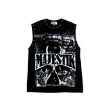MAJESTIK Tank Top  (Black/White )