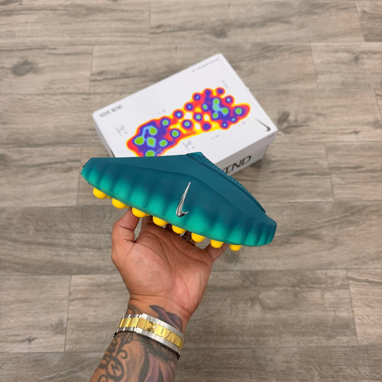Nike Mind 001 Slide “Geode Teal Ligth Menta” UA