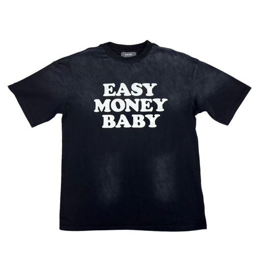 AMiRI Black Tee [easy money baby]