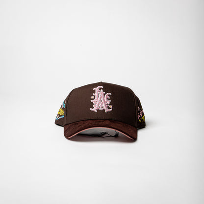 VQC Caps “ LA ” ( Brown / Pink )