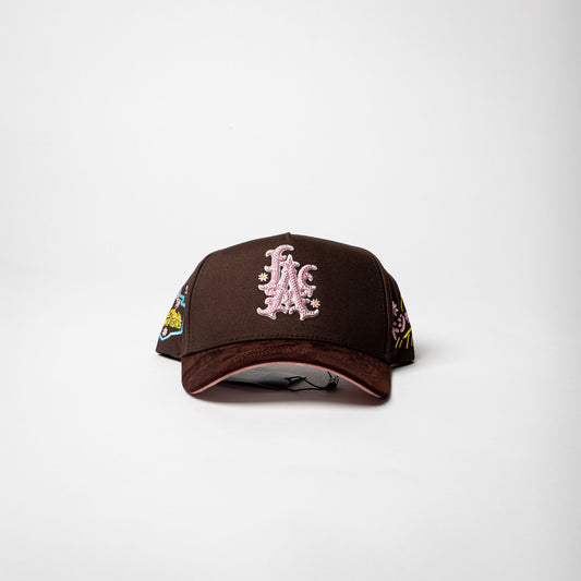 VQC Caps “ LA ” ( Brown / Pink )