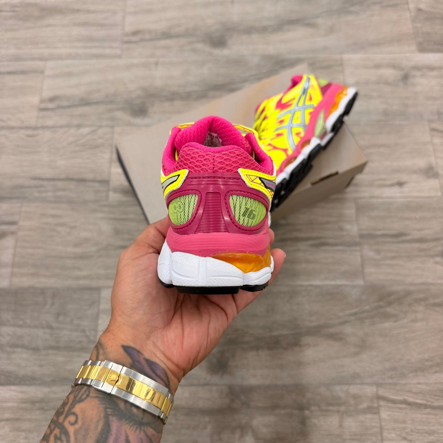 ASICS GEL-Nimbus 16 'Yellow Pink'