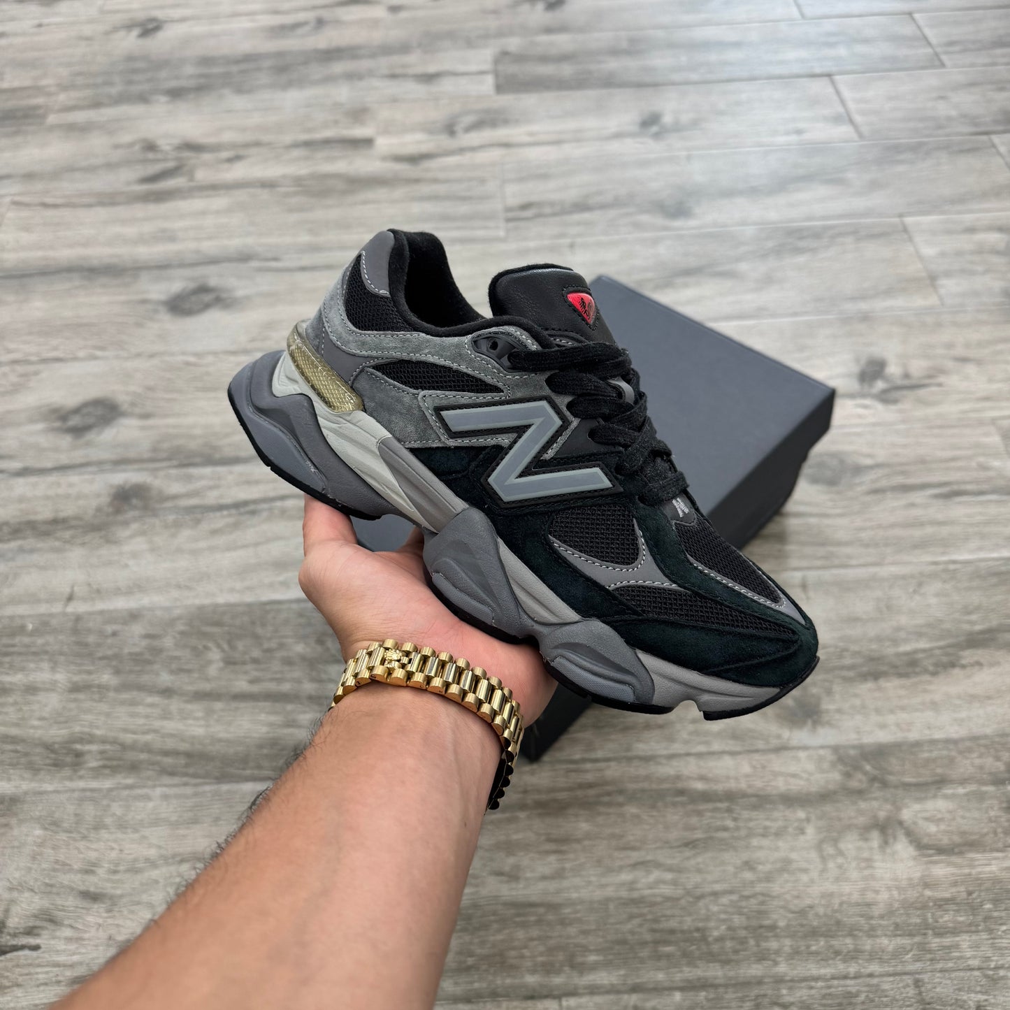 New Balance 9060 Black Castlerock Grey