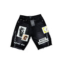 Mixed Emotion Black “Chaos” Carpenter Shorts