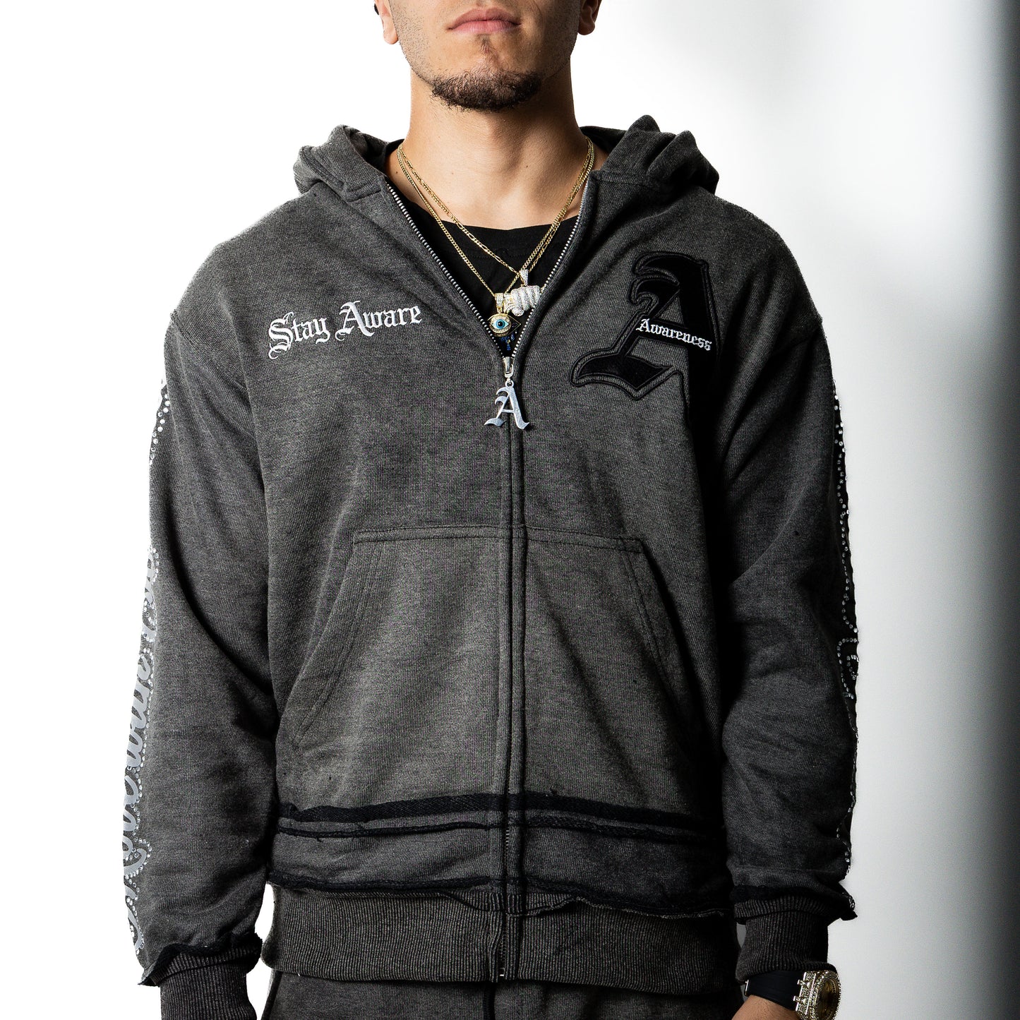 Awareness Set Hoodie + Pants (grey)