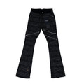 KDNK Rhinestone Zipper Pants [black]