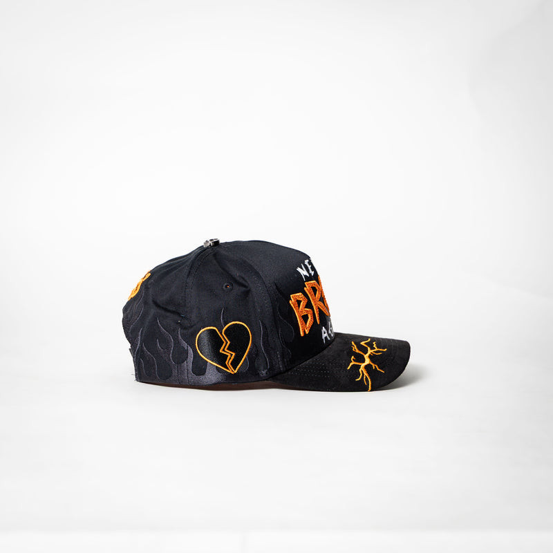 Dandy Hats “ Never Broke Again ” {black/orange}