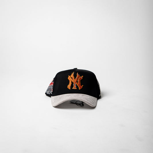 VQC Caps “ NY ” ( Black / Grey / Orange )