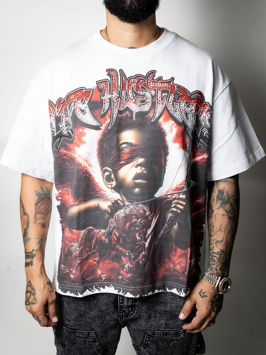 Life Hustlers “Warrior Girl” White/Red