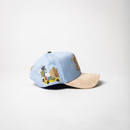 VQC Caps “ NY ” ( Light Blue / Cream )