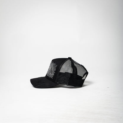 GLAZAGOD hat ( black / grey )