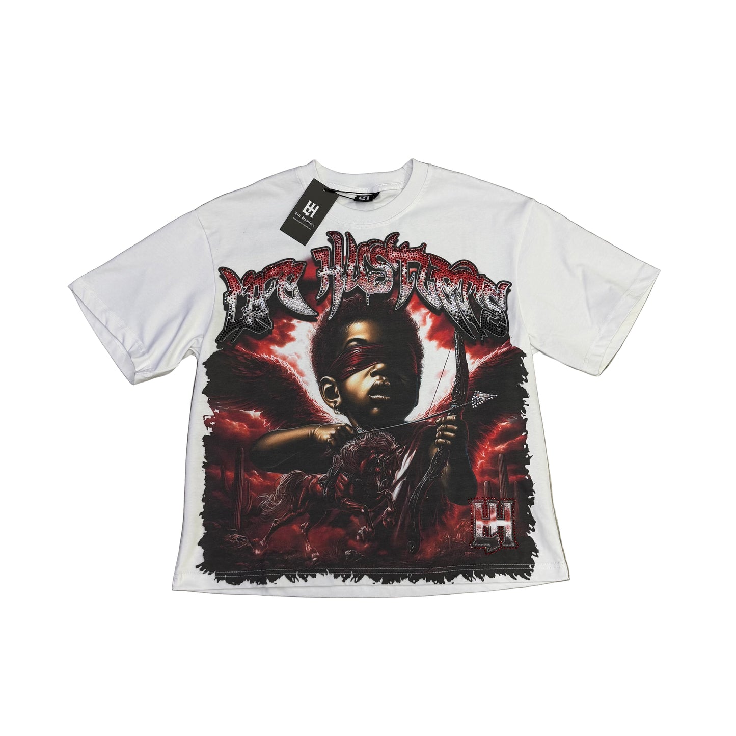 Life Hustlers “Warrior Girl” White/Red