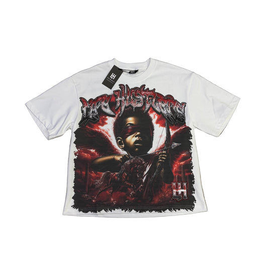 Life Hustlers “Warrior Girl” White/Red