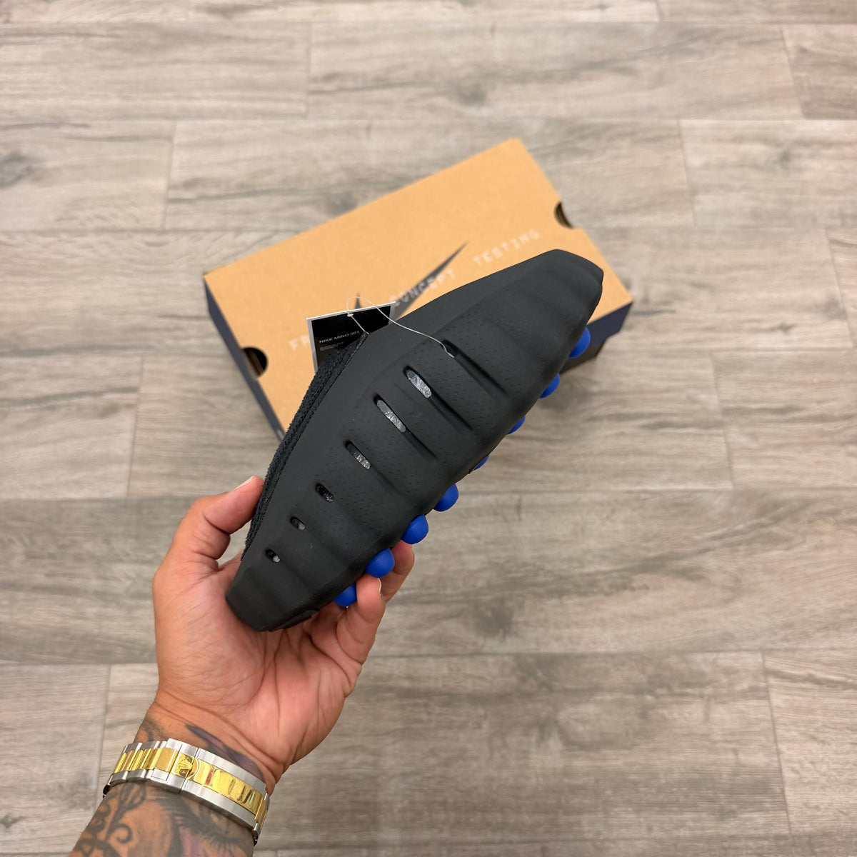 Nike Mind 001 Slide “Fragment Black” UA