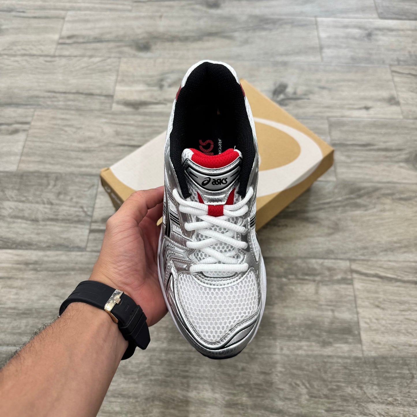 Asics Gel-Kayano 14 White Classic Red