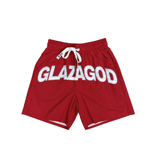 GLAZAGOD " swim short ” ( Red )