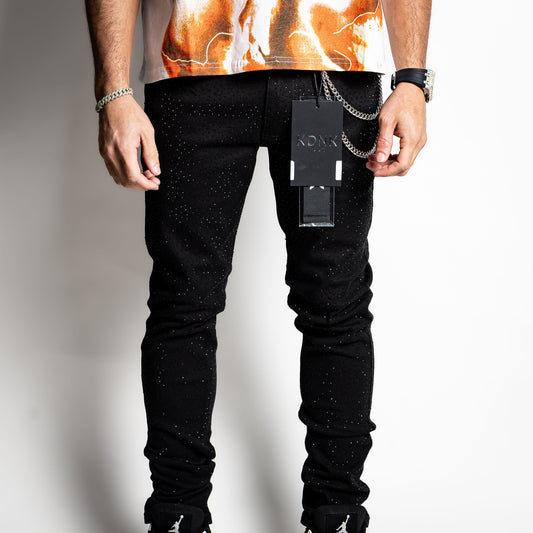 KDNK Rhinestones Skinny [black]