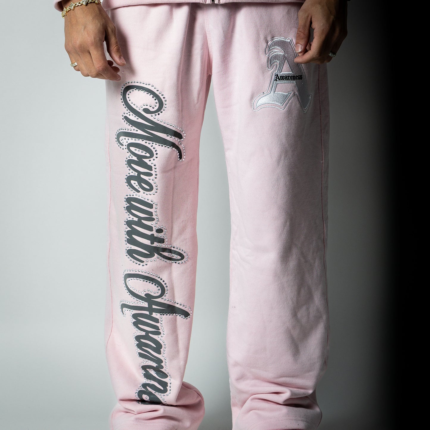 Awareness Set Hoodie + Pants (pink)