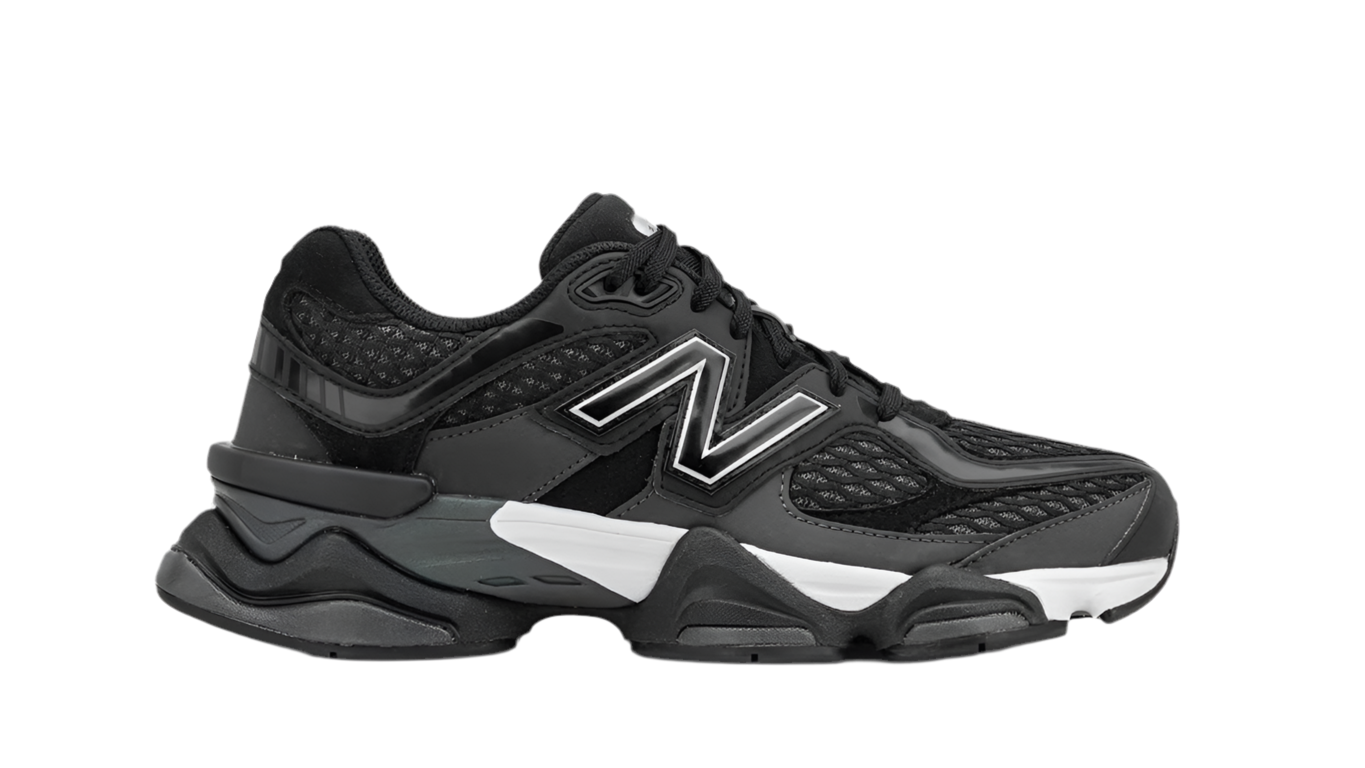 New Balance 9060 Shoe Palace Black Silver