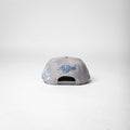 Life Hustlers SnapBack ( Grey / Light Blue )