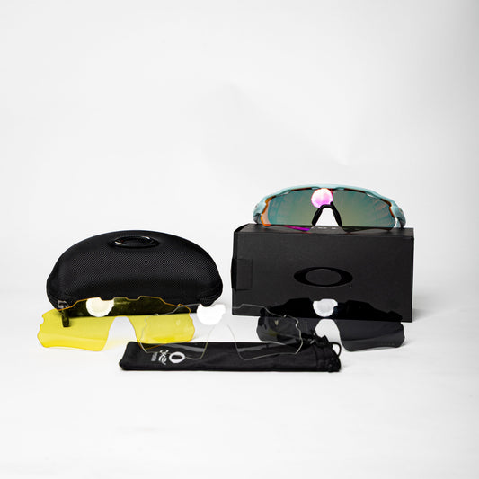 Oakley Light Blue Frame ( full set 4 lens )