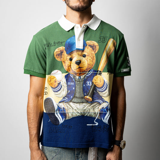 DUAA Polo “ Baseball Teddy Bear ”
