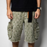 VICIOUS Rhinestone Short (Olive)