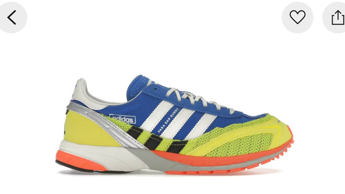 Bad Bunny Adizero SL 72 Blue