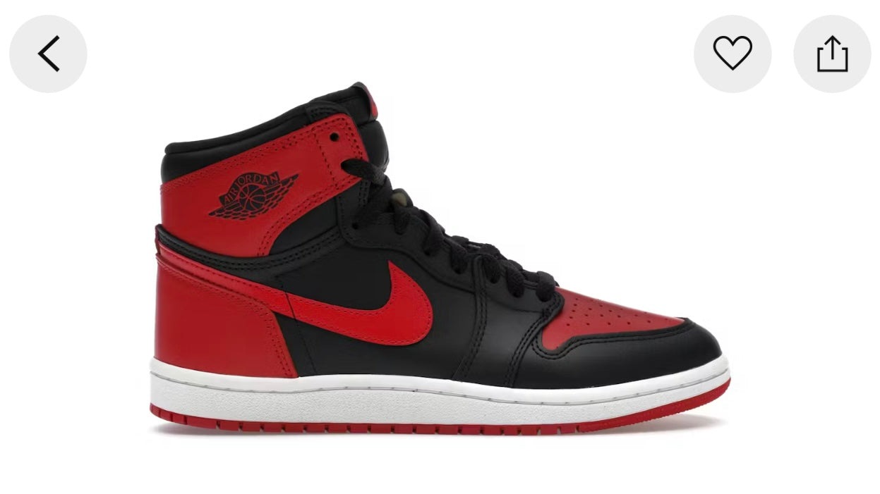 Jordan 1 Retro ‘85 Bred (2025)