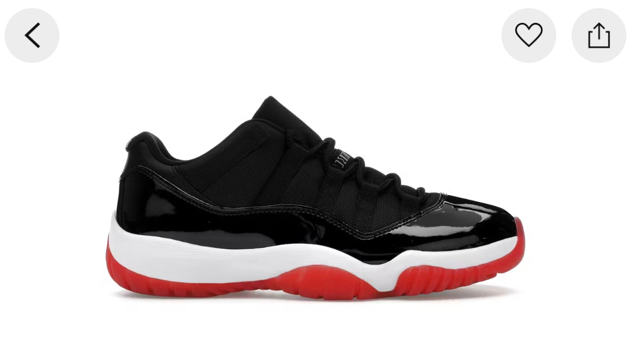 Jordan 11 Retro Low Bred (2025)