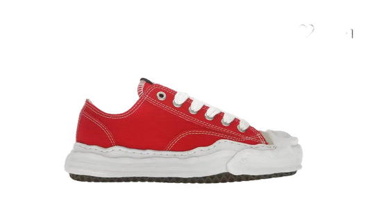 Maison Mihara Yasuhiro Hank Sole Canvas {red}